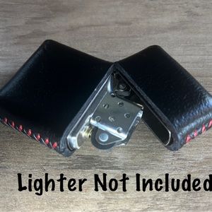 Genuine Leather Case for Zippo Lighter Standard Size (Made in USA 🇺🇸)